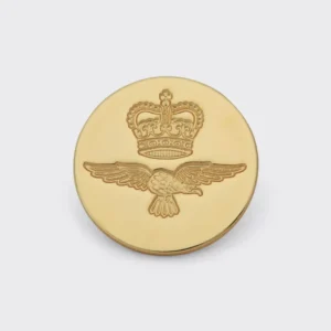 RAF Blazer Button Flat - Gilt