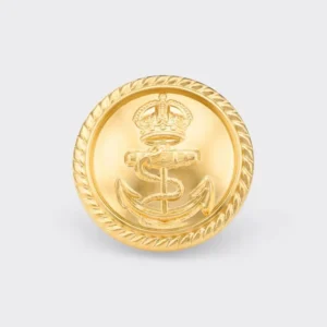 Royal Navy Gold Officers Buttons - Tudor Crown