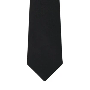 Black Officers Tie - Non Crease